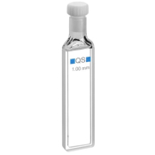Hellma Absorbance/transmission Cuvette Quartz Clear Body With PTFE Stopper 1.0mm Path Length 350ul F