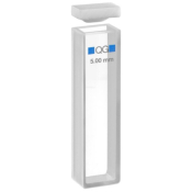 Hellma Absorbance/transmission Cuvette Quartz Clear Body With PTFE Lid 5.0mm Path Length 1.75ml Fill