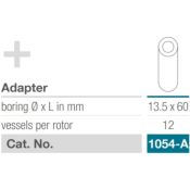 Hettich Adapter for tubes with Hemogard-cap