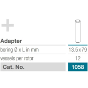 Hettich Adapter for 4 - 7 ml Urine tubes