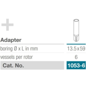 Hettich Adapter 1-place for 1.6 - 5 ml tubes