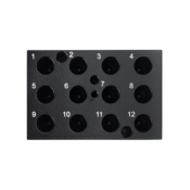 Hygiena 12 Well Block for Hygiena Digital Dry Block Mini Incubator