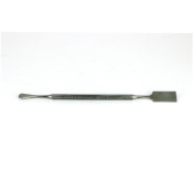 Ideal- Tek Stainless steel spatula - Short rounded tip & large flat squared tip.