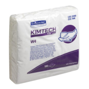KIMTECH CL4 Wipers - Dry colour White (5 Packs of 100 Sheets)