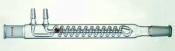Synthware reflux condenser with large cooling capacity, Joint: ST/NS 24/40, coil L 175 mm, hose size