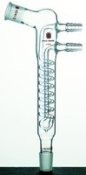 Synthware reflux condenser, Joint: ST/NS 19/22, coil L 100 mm