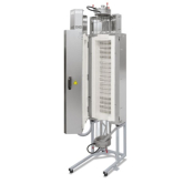 Nabertherm RSV170 Split-type vertical tube furnace with gas-tight quartz glass working tube and wate