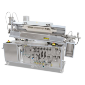 Nabertherm RSRC120 Rotary tube furnace with continous movement and gas suply for Hydrogen appliactio