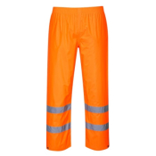 Hi-Vis Orange Waterproof Over Trousers Size Large