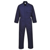 Navy Standard Poly Cotton Coverall 65% Polyester 35% Cotton Size Small Regular