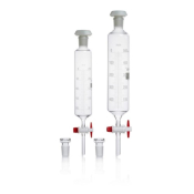 PYREX Cylindrical Dropping Funnel with PTFE Stopcock Key 500mL