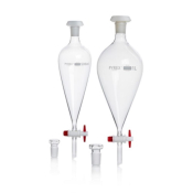 PYREX Pear Shape Separating Funnel with PTFE Stopcock 1L