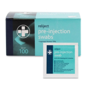 Reliject swabs box of 100 - Pre-Injection Swabs