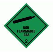 Label 100X100 Non Flammable Ga..