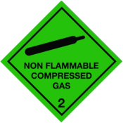 Label 100X100 Non Flammable C..