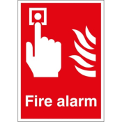 Sign 210x148mm Fire Alarm Rig..