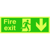 Sign 150x450mm Nite-Glo Fire ..