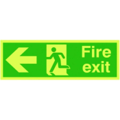 Sign 150x450mm Nite-Glo Fire ..
