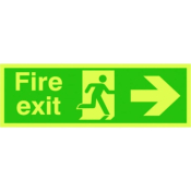 Sign 150x450mm Nite-Glo Fire ..