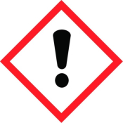 40x40mm Harmful/Irritant sheet