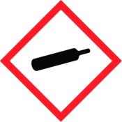 21x21mm Compressed Gas GHS roll
