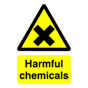 Sign 210x148mm Harmful Chemic..