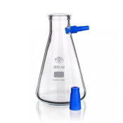 Simax Filter Flask 500mL Plastic Connection Borosilicate Glass