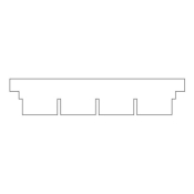 SLS Flowgen Comb 4 Sample 1mm Thick