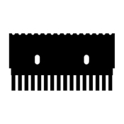 SLS Flowgen Comb 16 Sample 0.75mm Thick