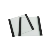 SLS Flowgen 19 x 20cm Plain Glass Plates with 0.75mm Bonded Spacers
