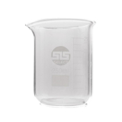 SLS Select Beaker Borosilicate Glass Squat Form with Spout - 600mL