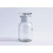 SLS Select Reagent Glass Bottle Wide Mouth Clear 1L