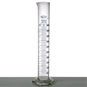 SLS Select Measuring Cylinder Borosilicate Glass with Hex Base with Certificate Class A 500mL