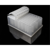 SLS Select 96 Round Well Silicone Sealing Mat. for 1.0mL and U/V bottom. can be punctured