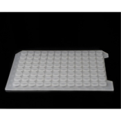 SLS Select 96 Round Well Silicone Sealing Mat. Cross pre-cut