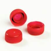 Thermo Scientific Screw Cap with O-ring Red E-Beam Sterile cap only no tube