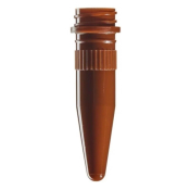 Thermo Scientific 1.5mL Screw Cap Tube Knurl Non Skirted Amber Non-Sterile tube only no cap