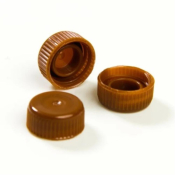 Thermo Scientific Screw Cap with O-ring Amber Non-Sterile cap only no tube