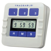 Traceable Single-Display Triple-Event Lab Digital Timer with Calibration