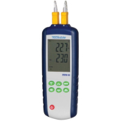 Traceable 2-Input Data Logging Thermocouple Probe Thermometer; Type K/J