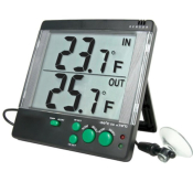 Traceable Big-Digit 4-Alarm Digital Thermometer with Calibration; Celsius; 1 Bullet Probe