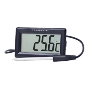 Traceable Panel-Mount Thermometer with Calibration; -50 to 300Deg C (-58 to 572Deg F); 1 Remote Prob