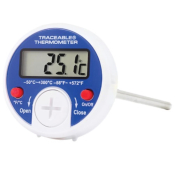 Traceable Digital Pocket Thermometer with Calibration; +/-1Deg C accuracy