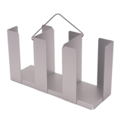 Petri Dish Holder 3 Compartment Aluminium
