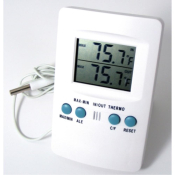 P1000  Max/Min Digital Thermometer with Probe  -50C to +70C  resolution = 0.1C