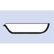 Basin Porcelain 100ml Flat Bottom