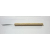 Needle Straight Wooden Handle