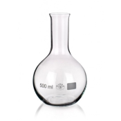 Simax Glass Flask Flat Bottom 500ml