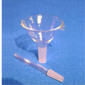 Cream Weighing Funnel + Stopper