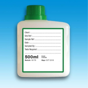 Sample Bottles Undosed Sterile Green Cap 500ml